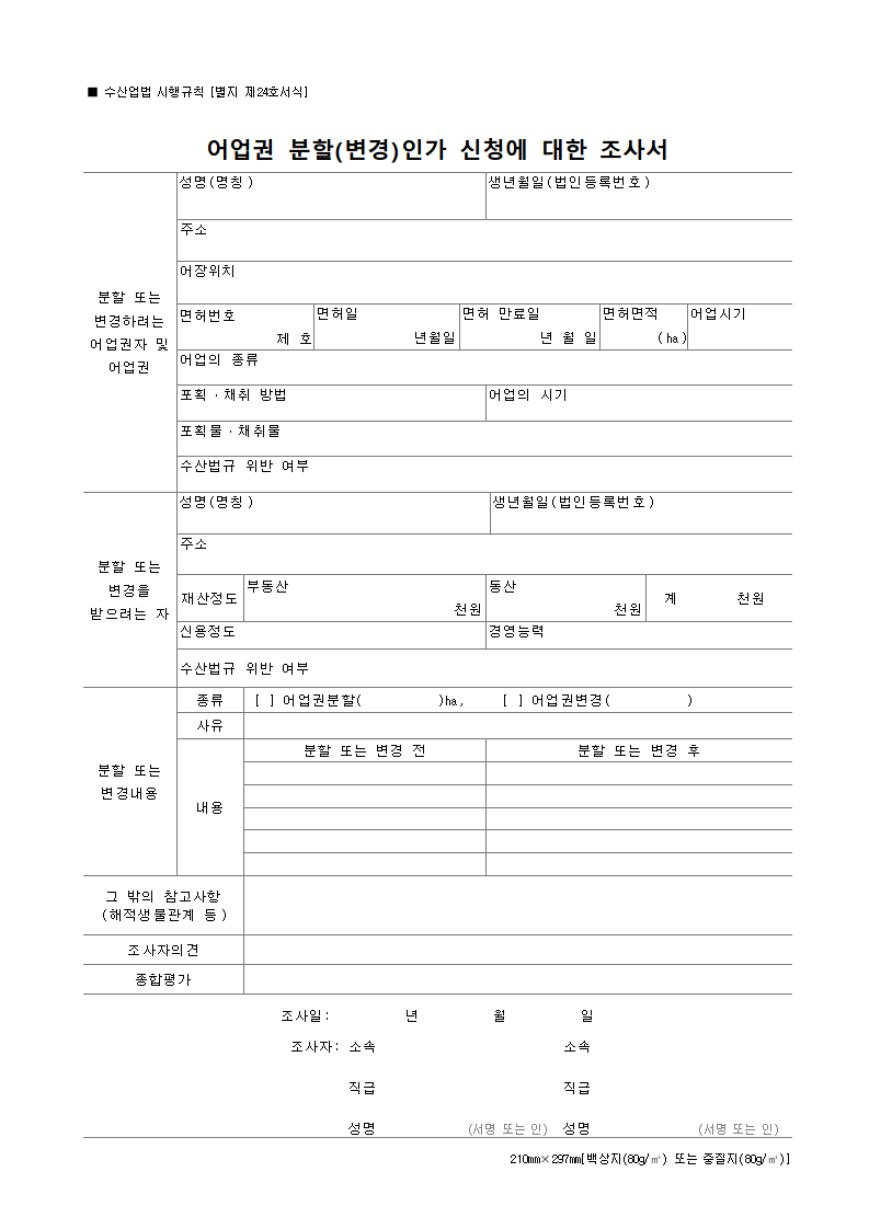 어업권